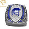 A presión la fundición Logo Deep Engraved Silver Sports suena los anillos de campeonato del fútbol de la juventud