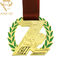 Medallas de funcionamiento del campeonato de la plata del premio del metal de los deportes
