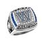 anillos de campeonato del béisbol del CE de la plata del diseño 3D